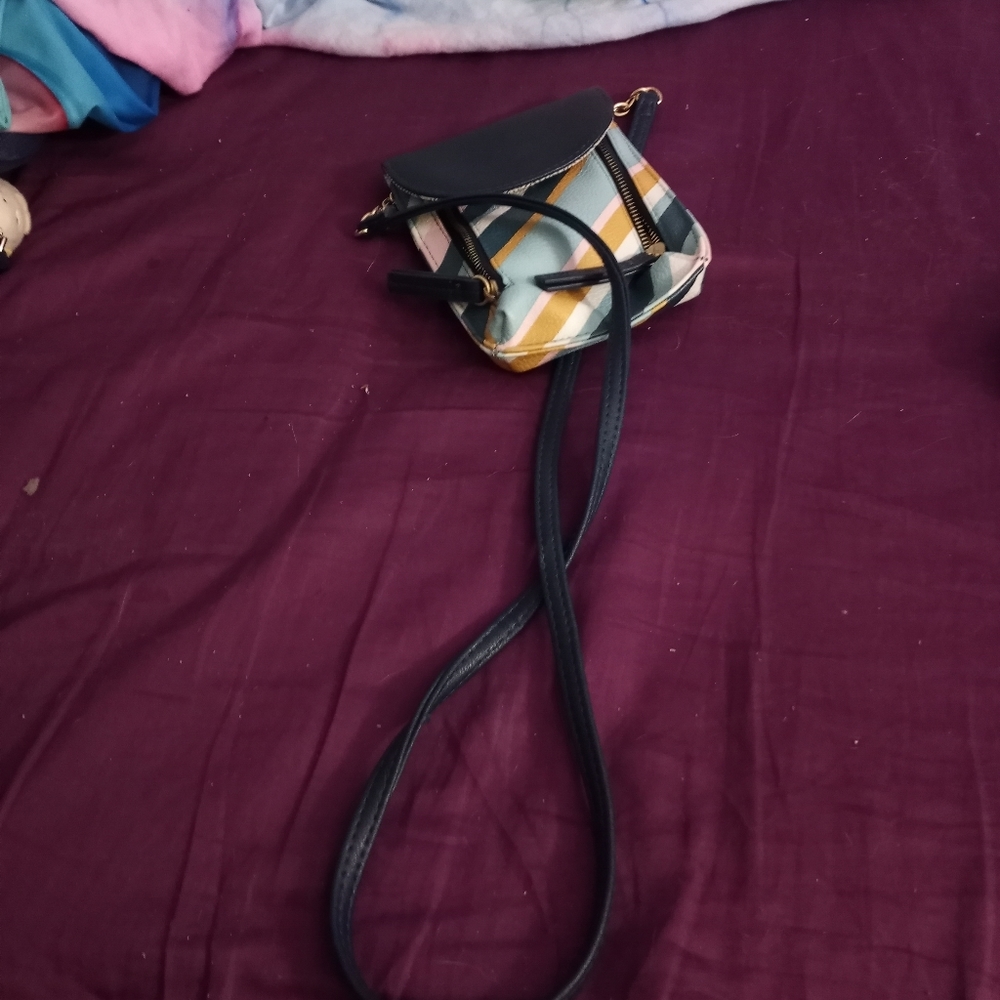 Striped bag